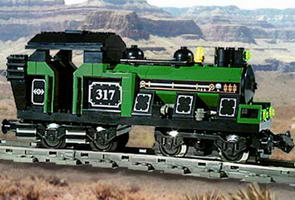 Набор LEGO KT104 Большой зеленый паровоз