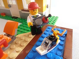 Набор LEGO Домик у бассейна