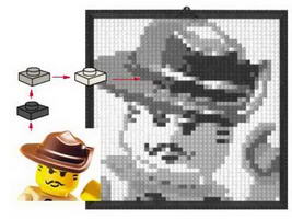 Набор LEGO k34433 Мозаика - Джонни Гром