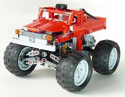 Набор LEGO MOC-0020 Грузовик-монстр (Монстрогрузовик) 2 в 1