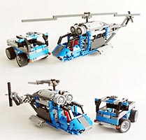 Набор LEGO MOC-0044 Транспортный вертолет