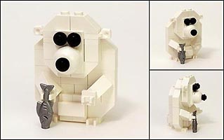 Набор LEGO MOC-0122 Белый медведь