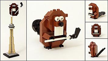 Набор LEGO MOC-0125 Бобер