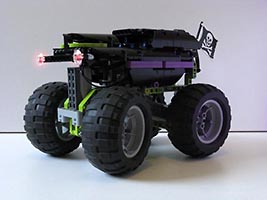 Набор LEGO MOC-0129 Грузовик-монстр (Монстрогрузовик) 2 в 1