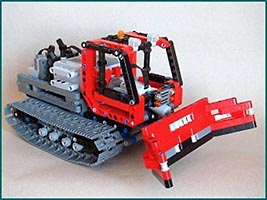 Набор LEGO MOC-0135 Вездеход-снегоочиститель