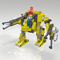 Набор LEGO MOC-0144 Погрузчик-экзоскелет инопланетян