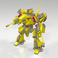 Набор LEGO MOC-0156 Шагающий наступательный робот Немезида