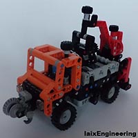 Набор LEGO MOC-0159 Мини-вездеход Унимог U400