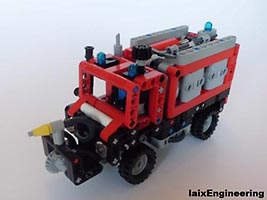 Набор LEGO MOC-0186 Пожарная команда на Унимоге