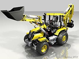 Набор LEGO MOC-0247 Экскаватор типа 'Обратная лопата'