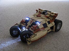 Набор LEGO MOC-0258 Машина-перевертыш Бэтмена (с мотором)