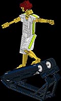 Набор LEGO MOC-0266 Скейтбордист