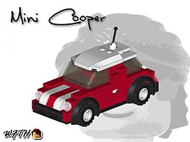 Набор LEGO MOC-0293 Мини Купер
