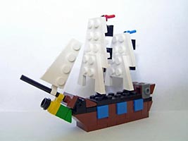 Набор LEGO MOC-0295 Микро-парусник