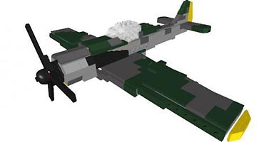 Набор LEGO MOC-0314 Истребитель Фокке-Вульф FW-190a3