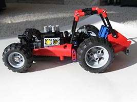 Набор LEGO MOC-0332 Машина для спринтерских гонок