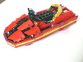Набор LEGO MOC-0389 Катер спасателей на воде