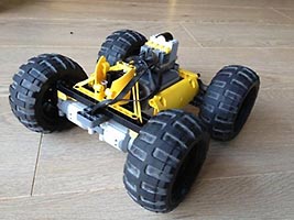 Набор LEGO MOC-0393 Гоночная машинка