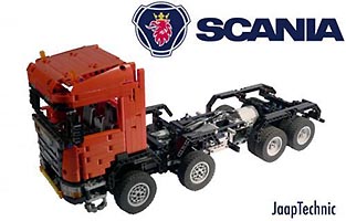 Набор LEGO MOC-0427 4-х осный грузовик Скания