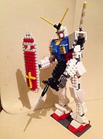 Набор LEGO MOC-0463 Военный робот Гандам 78-2 RX