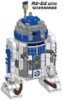 Набор LEGO MOC-0494 Аксессуары для R2-D2 (среднего размера)