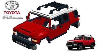 Набор LEGO MOC-0522 Тойота Ланд Крузер FJ40 (только кузов)