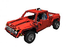 Набор LEGO MOC-0527 Грузовик-пикап