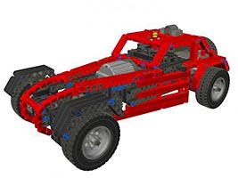 Набор LEGO MOC-0531 Спортивный автомобиль Донкерворт