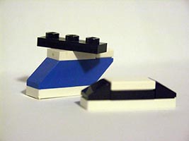 Набор LEGO MOC-0581 Вертолет и лимузин (мини)