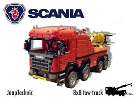 Набор LEGO MOC-0583 4-х осный тягач-эвакуатор