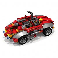 Набор LEGO MOC-0586 Машина-трансформер