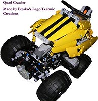 Набор LEGO MOC-0590 Квадроцикл для бездорожья