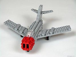 Набор LEGO MOC-0595 Мини-Истребитель МиГ-15