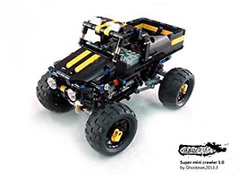 Набор LEGO MOC-0597 Супер-джип для бездорожья