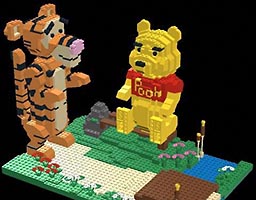 Набор LEGO MOC-0613 Тигра и Винни-пух