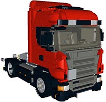 Набор LEGO MOC-0622 2-х осный грузовик Скания 'Хайнлайн'