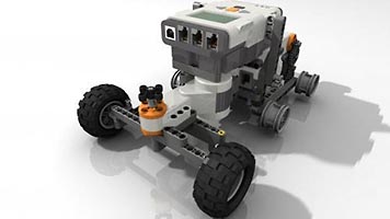Набор LEGO MOC-0667 Вездеход с колесным и гусеничным приводом