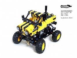 Набор LEGO MOC-0674 Джип-вездеход 'Шмель' (Бамблби)