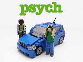 Набор LEGO MOC-0687 Шон, Гас и Тойота 'Эхо' из сериала 'Ясновидец'