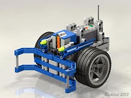 Набор LEGO MOC-0695 Робот-игрок в футбол (техбол)