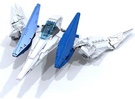 Набор LEGO MOC-0705 Космический корабль 'Арвинг'