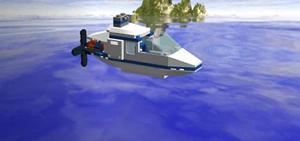Набор LEGO MOC-0711 Полицейский катер