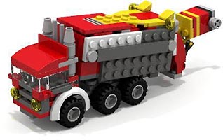 Набор LEGO MOC-0780 Мусоровоз