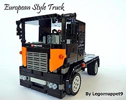 Набор LEGO MOC-0814 Европейский грузовик