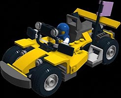 Набор LEGO MOC-0822 Пляжный багги