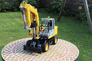 Набор LEGO MOC-0829 Новозеландский экскаватор