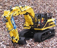 Набор LEGO MOC-0831 Экскаватор JCB