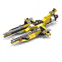 Набор LEGO MOC-0841 Космический корабль 'Вик Вайпер' (V2)