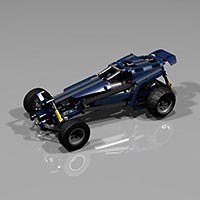 Набор LEGO MOC-0877 Гоночный автомобиль 'Шершень' на р/у