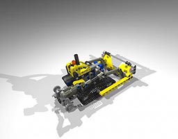Набор LEGO MOC-0904 Мини-бульдозер